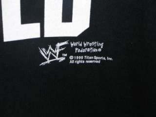   WWF 99 STONE COLD STEVE AUSTIN TEE SHIRT TOP USA JAIL WRESTLING  