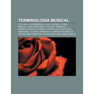 Terminología musical Riff, Nota, Consonancia, Clave, Acorde 