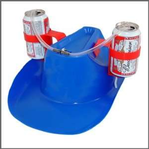  Blue Cowboy Drinking Headpiece Toys & Games