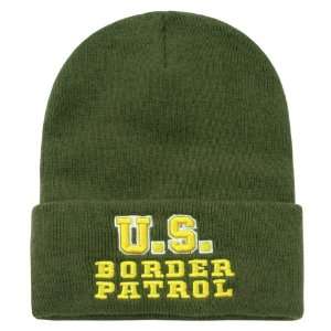  : Deluxe Embroidered Watch Cap Border Patrol Beanies: Everything Else