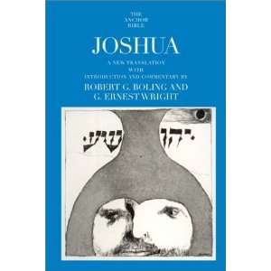  Joshua (The Anchor Bible, Vol. 6) [Hardcover] Robert G 