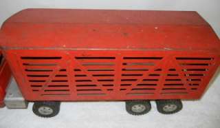   Tonka Toy Truck 5th Wheel Livestock Trailer 1950s Steel 24  