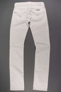 Womens Hudson Carly Straight Leg Jeans White Denim NWT  