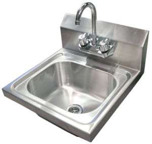 HSK101CP Commercial Stainless Steel Hand Washing Sink!  