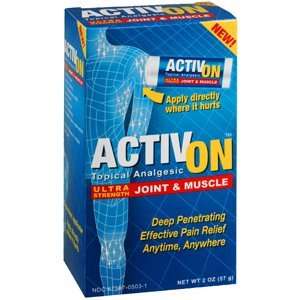 ACTIV ON ULT STR JOINT & MUSCL 2OZ FAMILY FIRST PHARMACEUTICALS