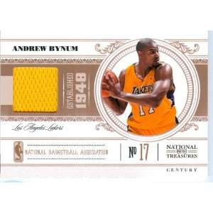   Authentic Andrew Bynum Game Worn Jersey Card: Sports & Outdoors