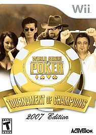 World Series of Poker Tournament of Champions Wii, 2006  