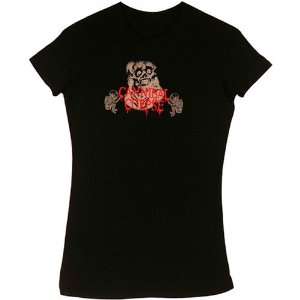 Cannibal Corpse   Twin Skelton   Womens T shirt
