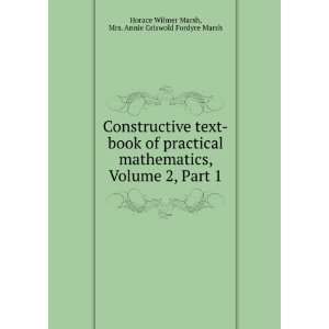  Constructive Text Book of Practical Mathematics, Volume 2 