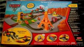 Cars 2 GeoTrax World Grand Prix RC Set see pictures for details  
