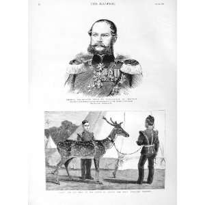  1883 PRINCE ALEXANDER PRUSSIA BILLY PET DEER YORKSHIRE 