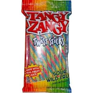 Tangy Zangy Sour Wild Fruit 24pk (50g per pack):  Grocery 