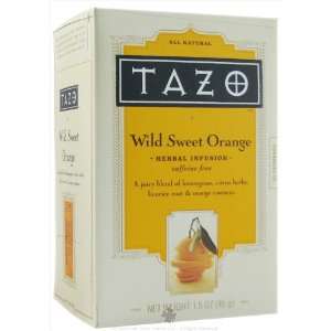  Wild Sweet Orange Herbal Tea 20 Bags: Health & Personal 