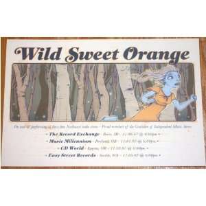 Wild Sweet Orange 12 x 18 inch in store tour performance promotional 