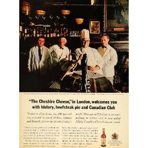   Whisky Cheshire Cheese London Inn   Original Print Ad