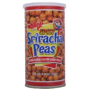   Spicy Sriracha Peas   Chili Garlic Coated Green Peas (Net Wt. 9.9 Oz