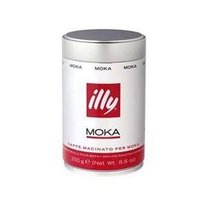 illy 8.8 oz. Ground Coffee, Moka Grind  Grocery & Gourmet 