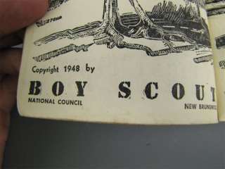 1948 Boy Scouts HANDBOOK FOR BOYS Paperback #3225  