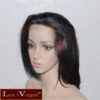 Handsewn Synthetic FULL LACE FRONT Wavy Wigs 9107#1BF35  
