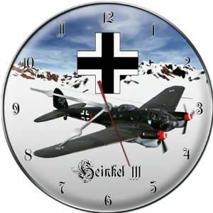  Heinkel III Collectible Wall Clock: Home & Kitchen