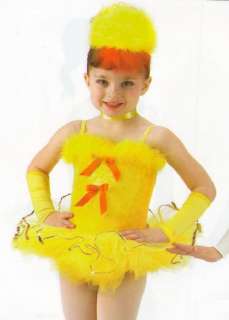 PRETTY PETS Chick Duck Tutu Only Dance Costume Child M  