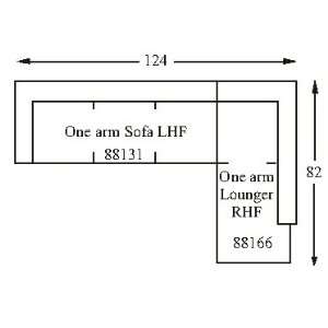   Arrangement (2 pieces) (Price is for Sectional Sofa Arrangement only