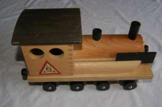 ANTIQUE VINTAGE WOODEN WOOD TRAIN COACHES MADE IN WEST GERMANY  