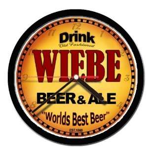 WIEBE beer and ale cerveza wall clock: Everything Else
