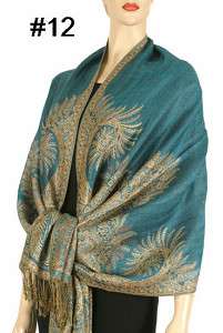 Cashmere Silk Wool Pashmina Scarf Shawl Wrap Cape 018s1  