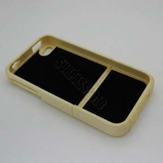 Real Natural Bamboo wood wooden carved hard case cover housing for 