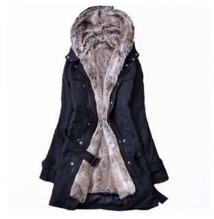 NEW thicken Womens Outerwear Warm long zipper coat #003  