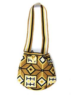 Wayuu Taya womens handmade woven cotton one of a kind handbag $160 New 