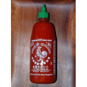 Sriracha HOT Chili Sauce (3 Giant 28 oz Bottles)  Grocery 