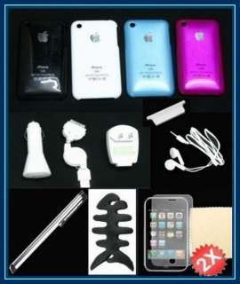 13 ACCESSORY BUNDLE CASE CHARGER For APPLE iPhone 3G S  