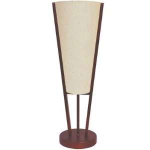   OBB Table Lamp with Linen Shade, Oil Brushed Bronze