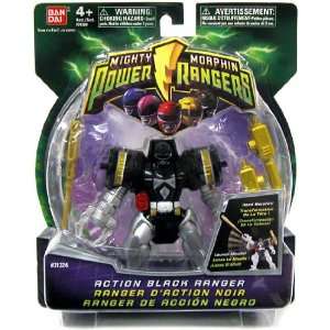  Power Ranger Mighty Morphin Action Black Ranger: Toys 