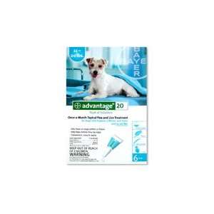  New Bay Advantage Flea Control For Dogs 11 20 Lbs Teal 6 