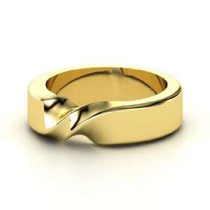  Mobius Band, 18K Yellow Gold Ring Jewelry