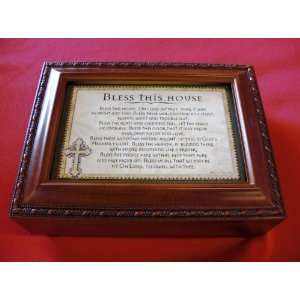  Bless This House Music Box (MBC7043S)   Song Great is Thy 