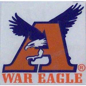  Auburn Tigers Large War Eagle Decal: Sports & Outdoors
