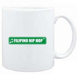  Mug White  Filipino Hip Hop STREET SIGN  Music Sports 