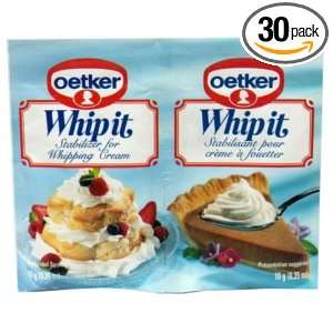 Dr Oetker Whip It! Mix, 0.3500 Ounce (Pack of 30):  Grocery 
