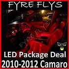 Red 4 Lights LED Interior Package Chevy Camaro 2010 20012 *34 LEDs 