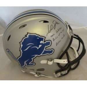 Ndamukong Suh Autographed Detroit Lions Revolution Proline Helmet w/2 