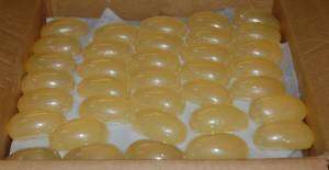 Wholesale Lot 200 Bars Cello Wrapped Honey Facial Soap  