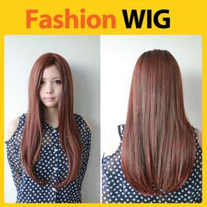   Self development skin piece hair 60cm wavy fashion wigs [Windy C Curl