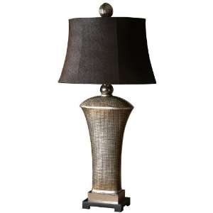  Afton Table Lamp, 36.5Hx18W, ANTIQUE SILVER