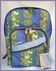 NWT LL BEAN ♥ DELUXE LARGE BACKPACK ♥ BOOK PACK  