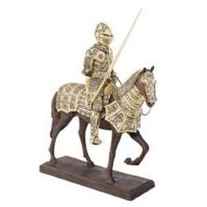  Gallant Knight on Horse Statue: Home & Kitchen