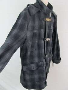 International Concepts INC Mens Plaid Wool Coat Size XXL Retail $199 